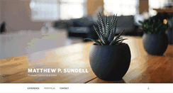Desktop Screenshot of matthewpsundell.com