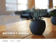Tablet Screenshot of matthewpsundell.com